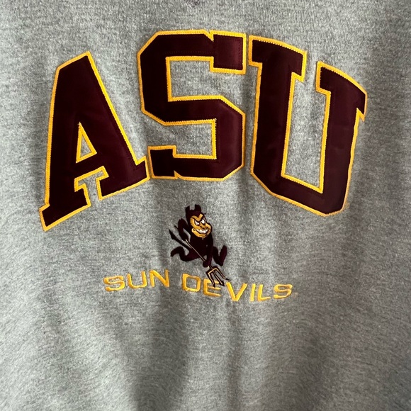 Embroidered Arizona State Sundevils Crewneck Sweatshirt by Russell Athletic XL - Picture 8 of 8
